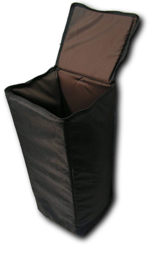 gepolsterte Tasche mit Reissverschluss